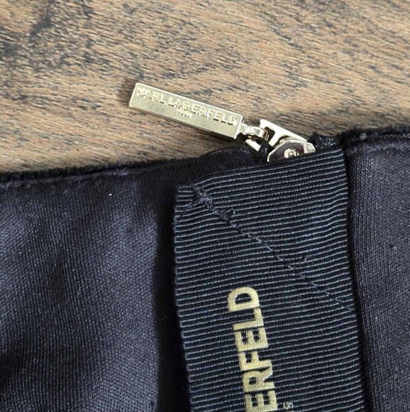 Karl Lagerfeld Velour Dress - Picture 7 of 8